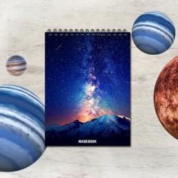 Špirálový blok A6 – ASTRO hviezdy