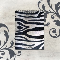 Špirálový blok A6 – ZEBRA